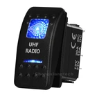 12 В 24 В 5 контактов вклвыкл UHF радио кулисный переключатель SPST синий светодиод для ARB Carling NARVA style Замена морского класса