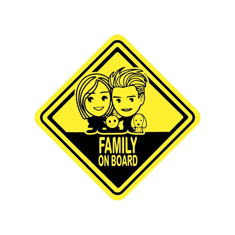 

Необычное предупреждение для семьи на лодке, забавная Женская индивидуальность, модная Изысканная цветная наклейка для кузова автомобиля ...