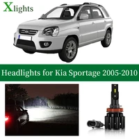 xlights for kia sportage 2005 2006 2007 2008 2009 2010 led headlight bulbs low high beam 12v canbus car lamp light accessories