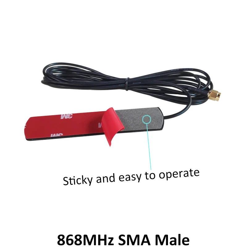 GSM антенна 868 МГц 915 клееная полоса м патч SMA Male 3 метра кабель антенна|Антенны для