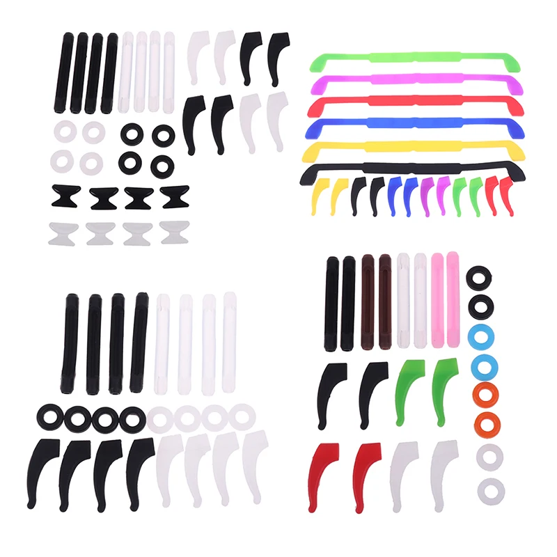 

1Set Silicone Anti-slip Round Eyeglass Retainers Nose Pads Ear Hooks Glasses Ear Hooks Retainers Nose Pads For Eyeglasses