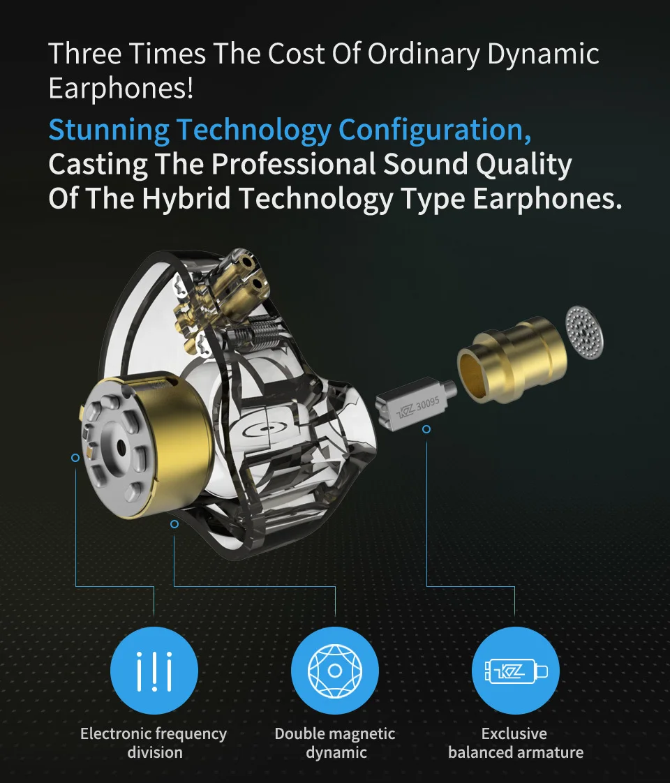 Новинка KZ ZSN PRO 1BA+ 1DD гибридные наушники в ухо HIFI монитор для бега спортивные наушники гарнитура вкладыши KZ ZS10 ZST KZ AS10 AS06 ZSN
