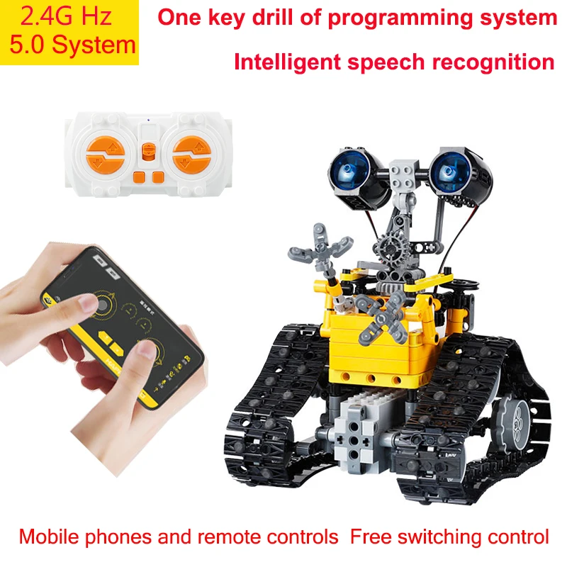 Строительные блоки MOC для мальчиков высокотехнологичный креативный