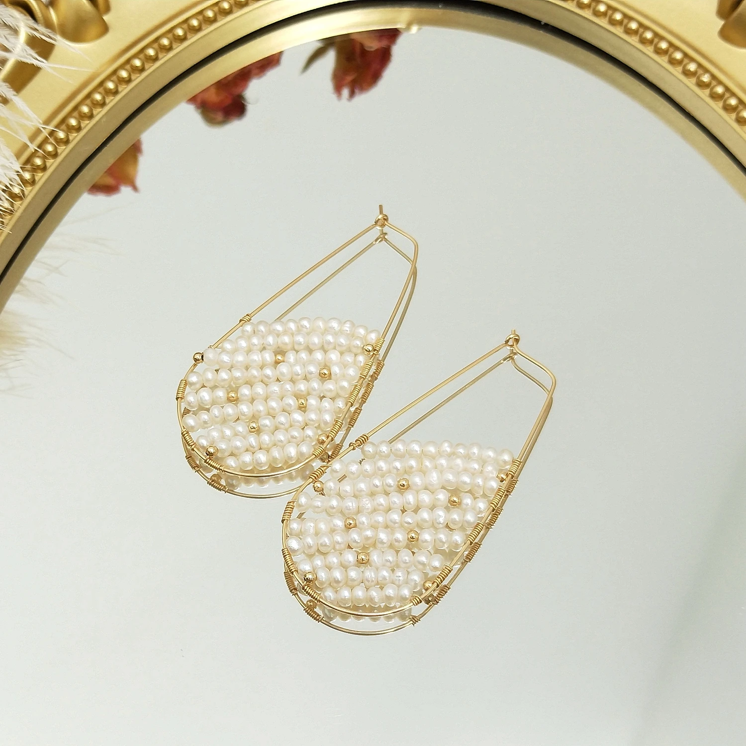 

Lii Ji Freshwater Pearl 14K Gold Filled Statement Earrings