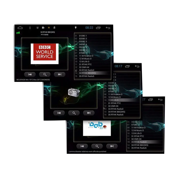 Автомобильная антенна DAB с USB-адаптером приемником для Android 4 5 1 6 0 7 Автомобильный