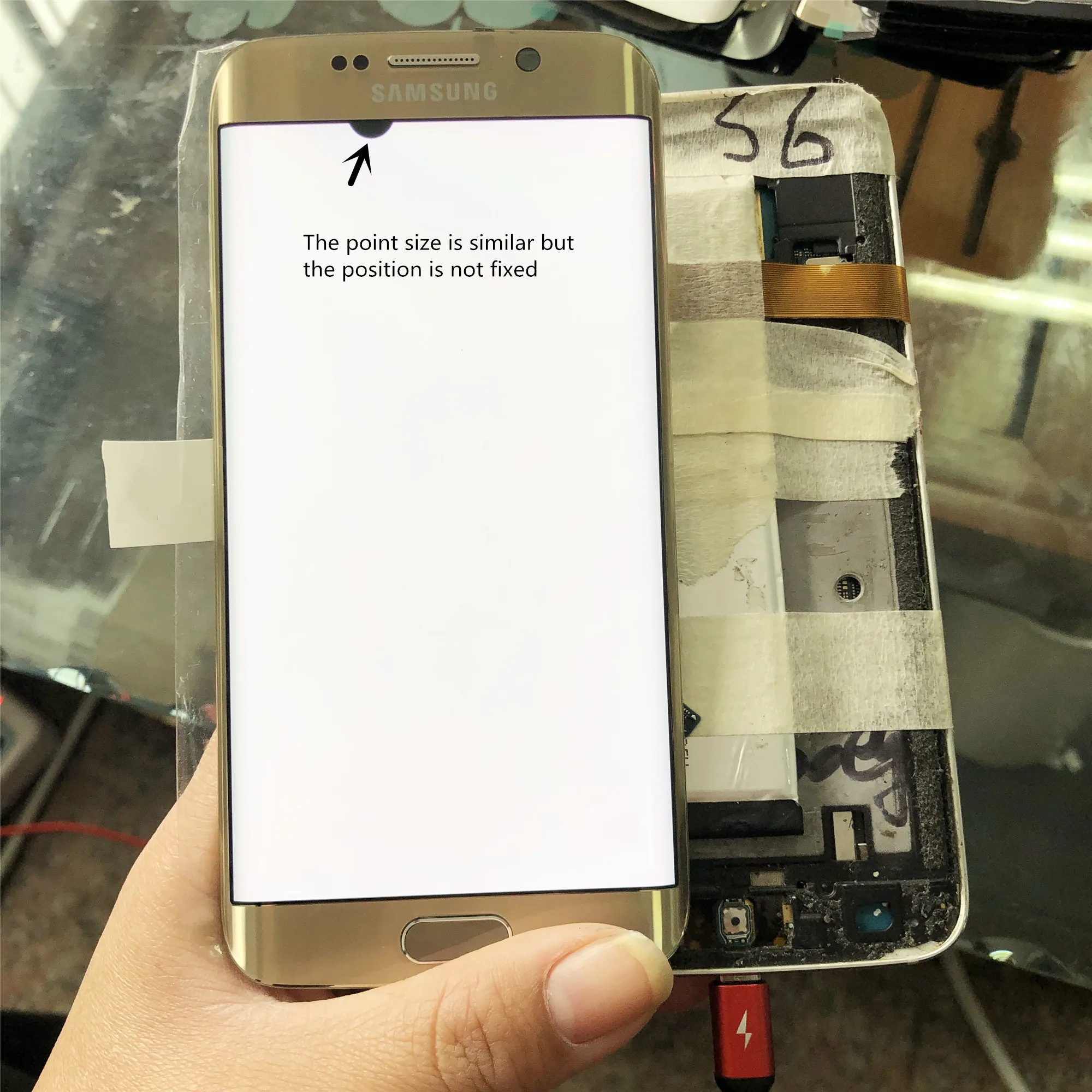 100% Super Amoled для Samsung Galaxy S6 Edge LCD G925 G925F SM дисплей сенсорный экран дигитайзер в сборе с