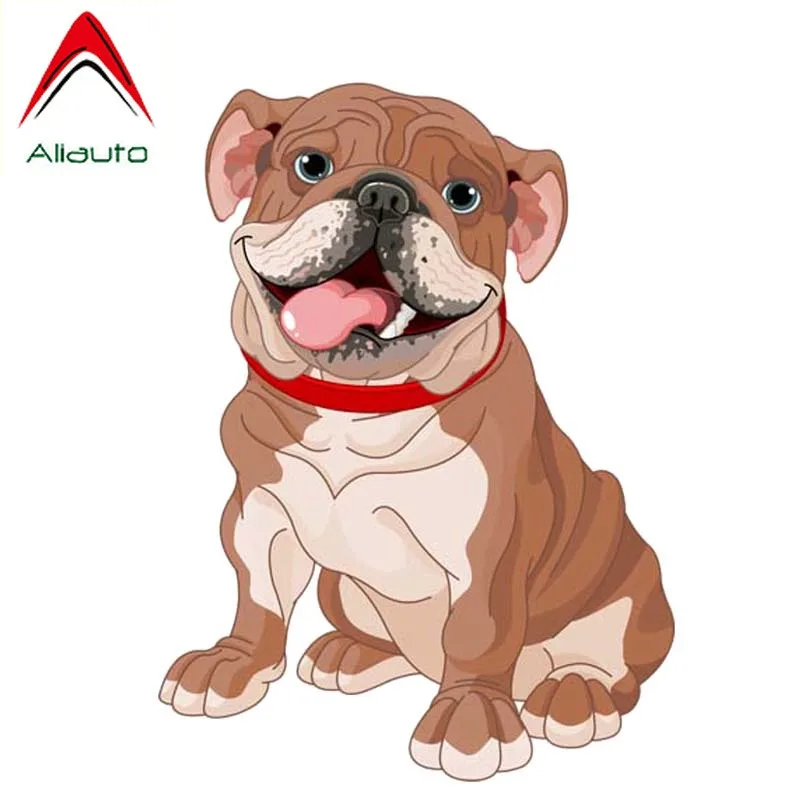 Автомобильная наклейка Aliauto с изображением милой собаки декоративная