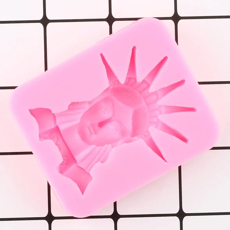 3D ремесло Статуя Свободы силиконовые формы инструменты для украшения тортов из