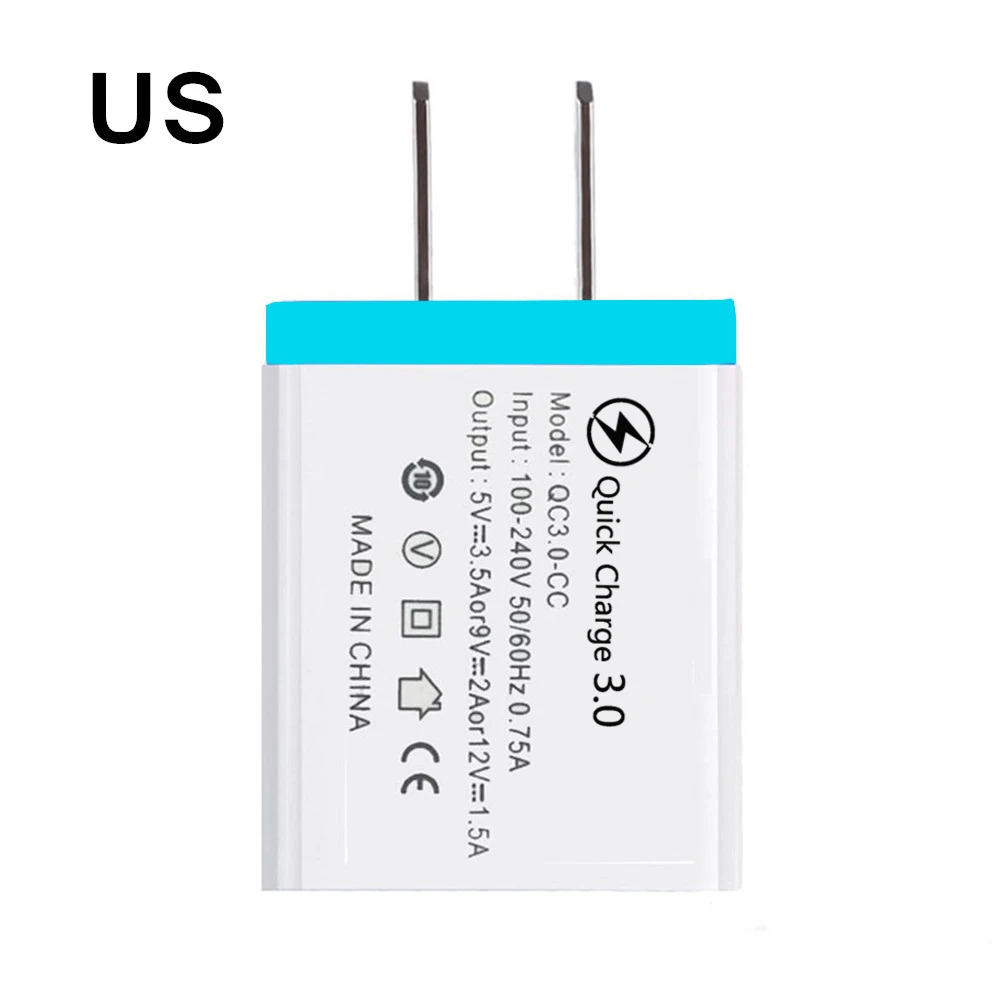 Quick Charge 3.0 USB Charger 5V 3.5A Fast Travel Wall Mobile Phone Charger Wall Adapter For iphone12 Samsung Xiaomi Huawei usb c 5v 3a