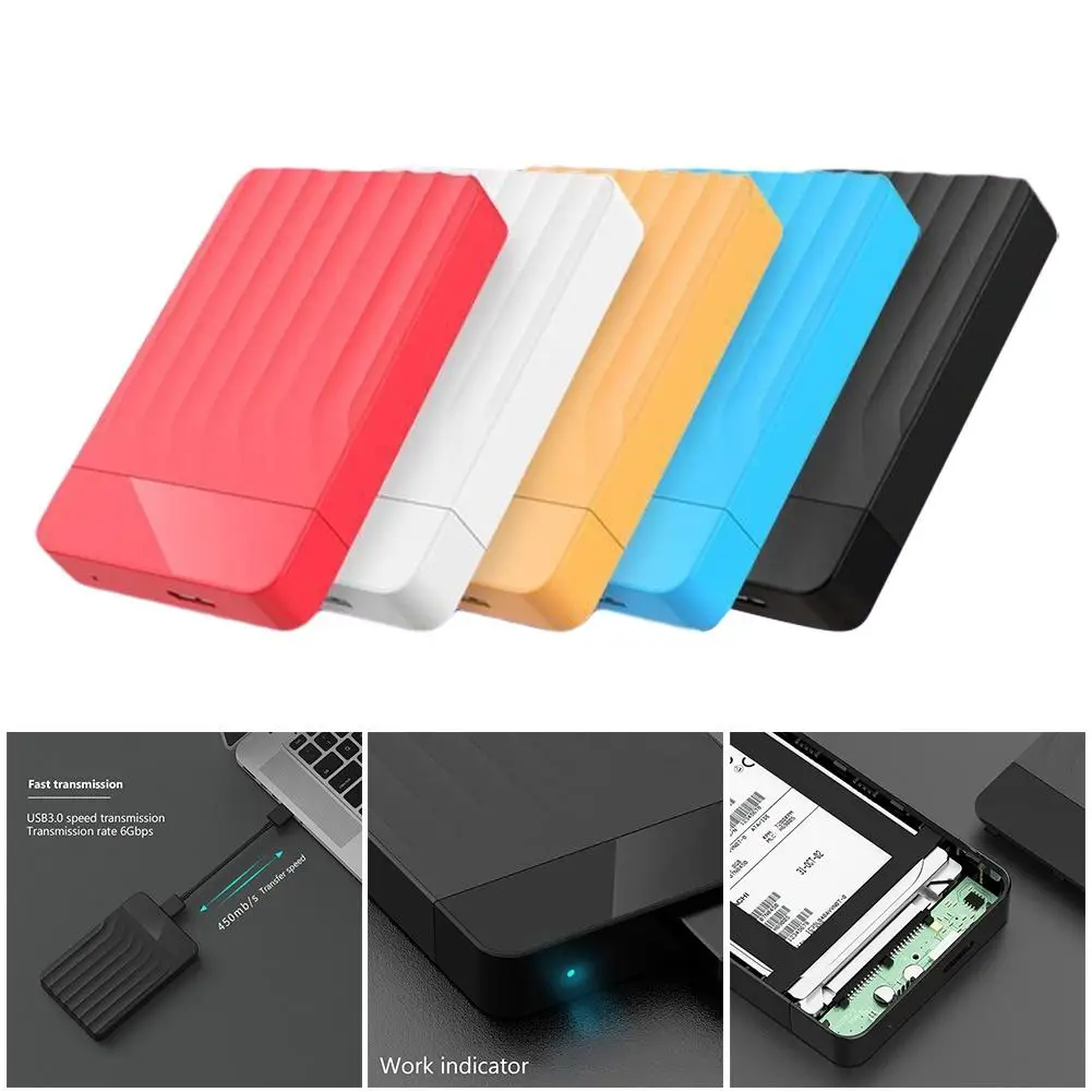 

USB 3.0 2.5inch SATA External Enclosure Silicone Protection Hard Drive Disk Box