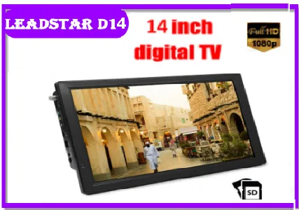 LEADSTAR-7 дюймов HD ТВ Поддержка SD USB Автоматическая идентификация PAL NTSC SECAM Портативный ТВ монитор