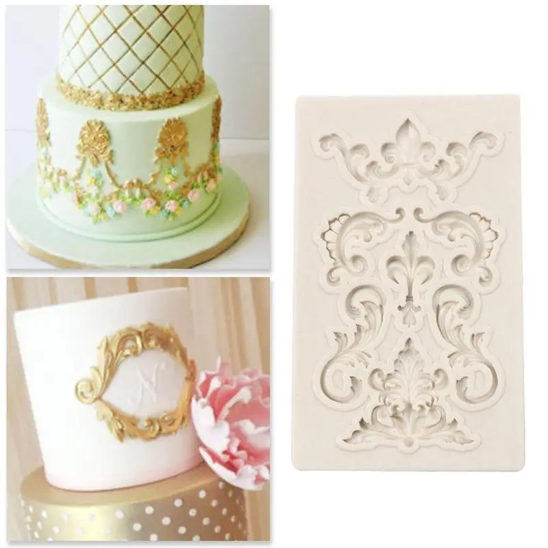 Рельефная рельефная форма в винтажном Европейском стиле 3d силиконовая для