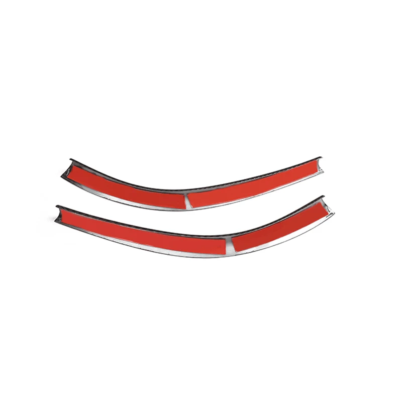 2 шт. панель управления салона автомобиля боковые полоски накладка наклейка для