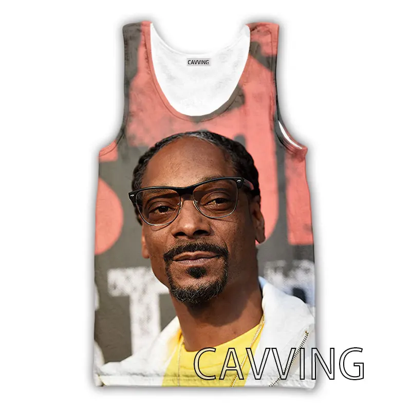 Майка CAVVING с 3D принтом Snoop Dogg жилет в стиле Харадзюку летняя майка рубашки уличная