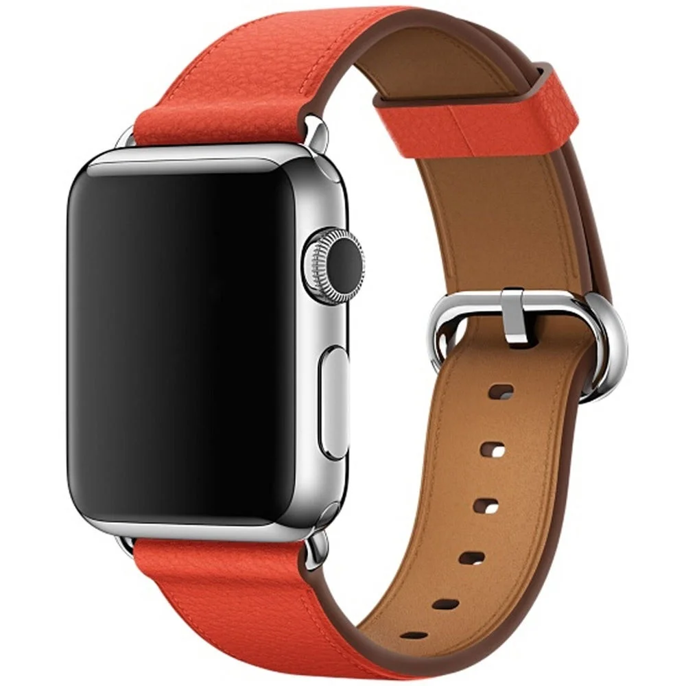 Красный Ремешок для часов Apple Watch Series 4 3 2 1 ремешок для Iwatch 38 мм 42 мм браслет умные аксессуары наручные для Apple Watch полосы 44 мм - Цвет ремешка: Красный