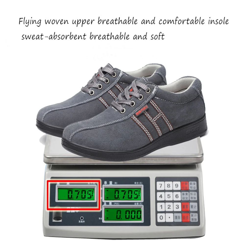 Непромокаемая кожаная дышащая легкая Нескользящая Повседневная Рабочая обувь с