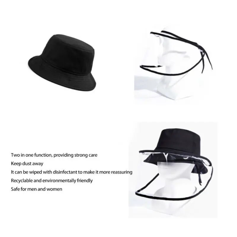 

2020 Summer Anti-spitting Protective Cap Cover Outdoor Fisherman Hat Splash-Proof Unisex