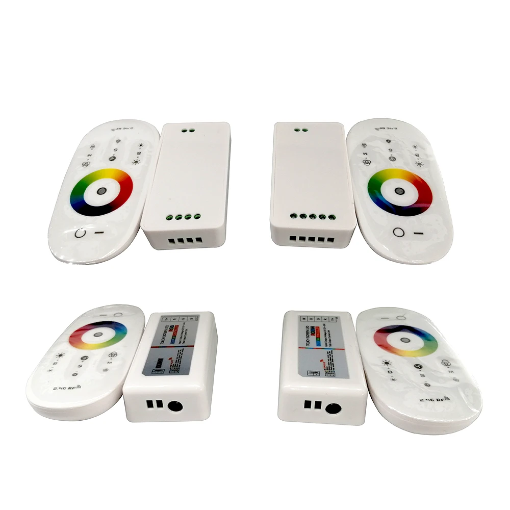 DC12-24V 2 4G RGB/RGBW РФ Беспроводной сенсорный контроллер с ПДУ для светодиодной ленты