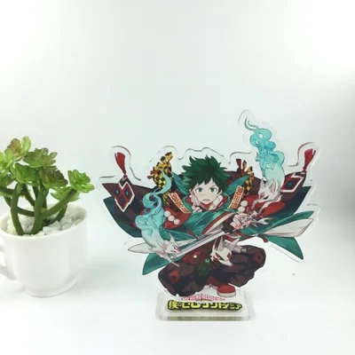6 Аниме My Hero Academy брелок Midoriya Izuku Ochaco Uraraka Bakugou Katsuki Todoroki Shoto Милый Забавный акриловый брелок для ключей - Цвет: 6