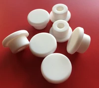 1 10pcs silicone rubber hollow plug blackwhite seal hole plugs blanking end caps seal t type stopper dustproof tube 6 8 201 5mm