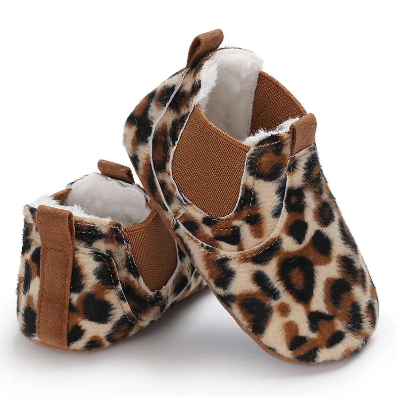 

Autumn Baby Shoes Toddler Leopard PU Leather Shoes Newborn baby girl first walker sneakersToddler classic casual shoes