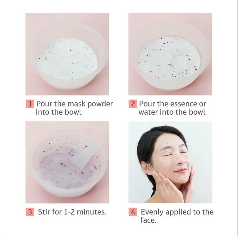 Hot 15G DIY SPA Collagen Rose Hyaluronic Acid Soft Mask Powder Face Anti Aging Wrinkle Peel Off Rubber Facial | Красота и здоровье