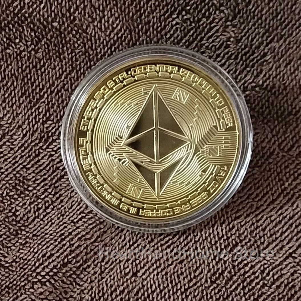 Дешевая новинка золотой Шиба-ину (SHIB) металлические изделия XRP BTC Ripple Ethereum Wow Doge