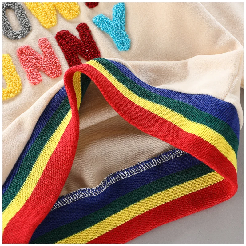 Пижама для мальчиков и девочек зимняя с круглым вырезом длинными рукавами От 1 до