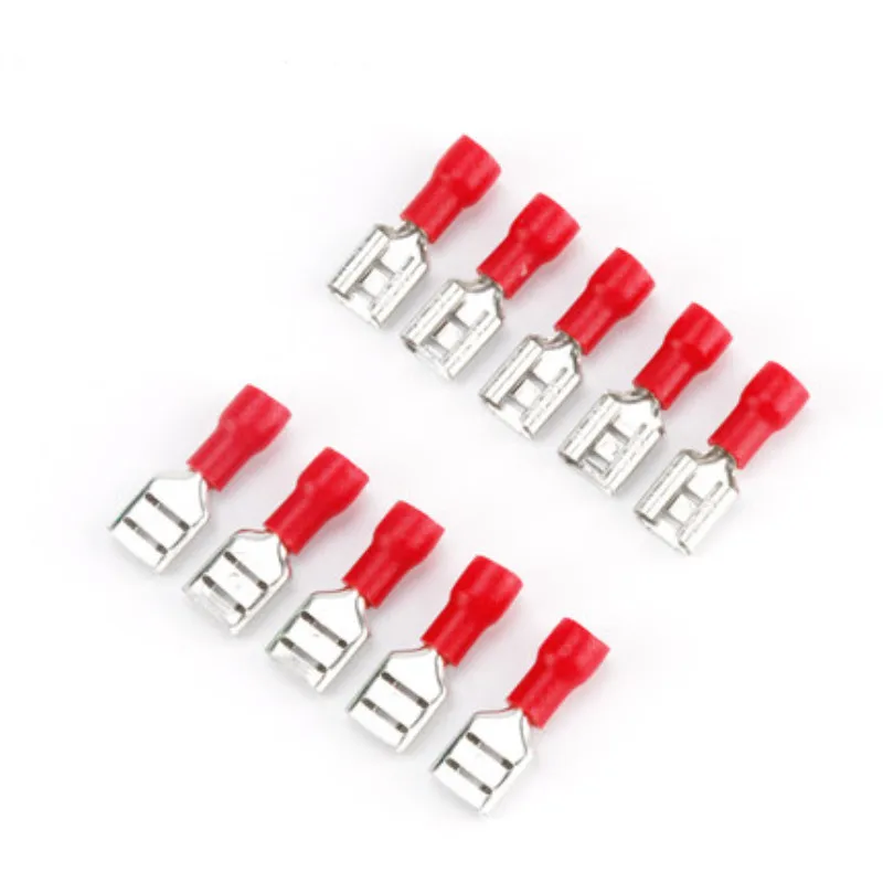 50 шт. клемма с разъемом изолированная электрическая штекер в наконечнике