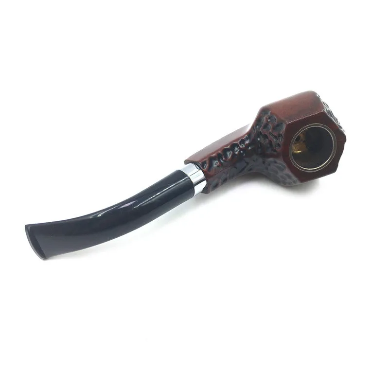 Новая Коричневая угловая форма стиль бакелитовая трубка курительная табачная