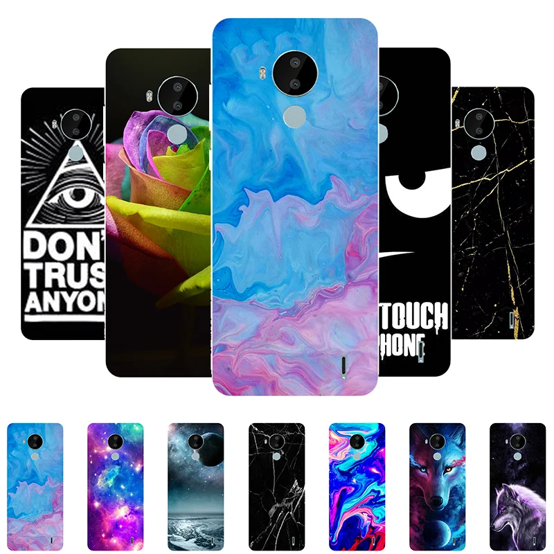 

For Coque Nokia C30 Case Painted Marble Soft Silicone Cover For Nokia C30 TA-1357 Phone Case For NokiaC30 C 30 Back Cover shell