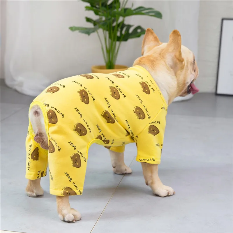 

Winter Pet Coat Outfit French Bulldog Clothes Schnauzer Chihuahua Bichon Pug Dog Pajamas Jumpsuit Overalls Dog Clothing Dropship