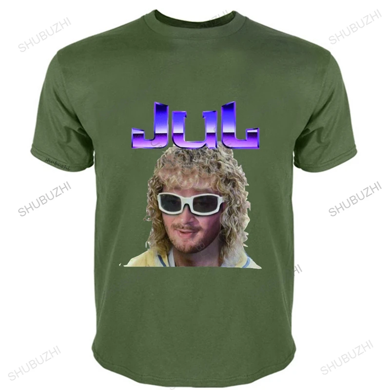 Футболка мужская с круглым вырезом хлопковая тенниска модная майка июль и Мишель