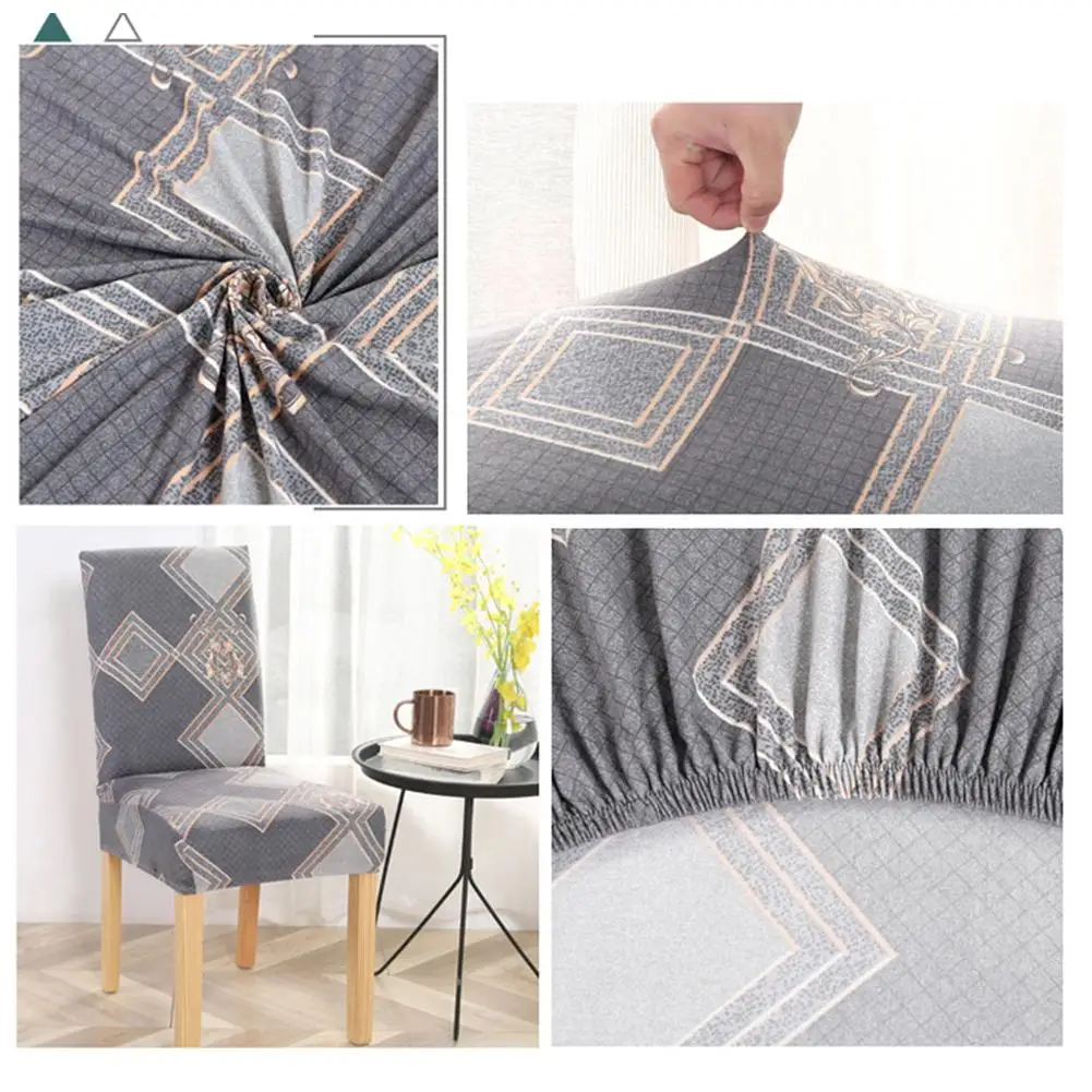 Мягкий тканевый чехол на стулья универсальный домашний отель эластичный