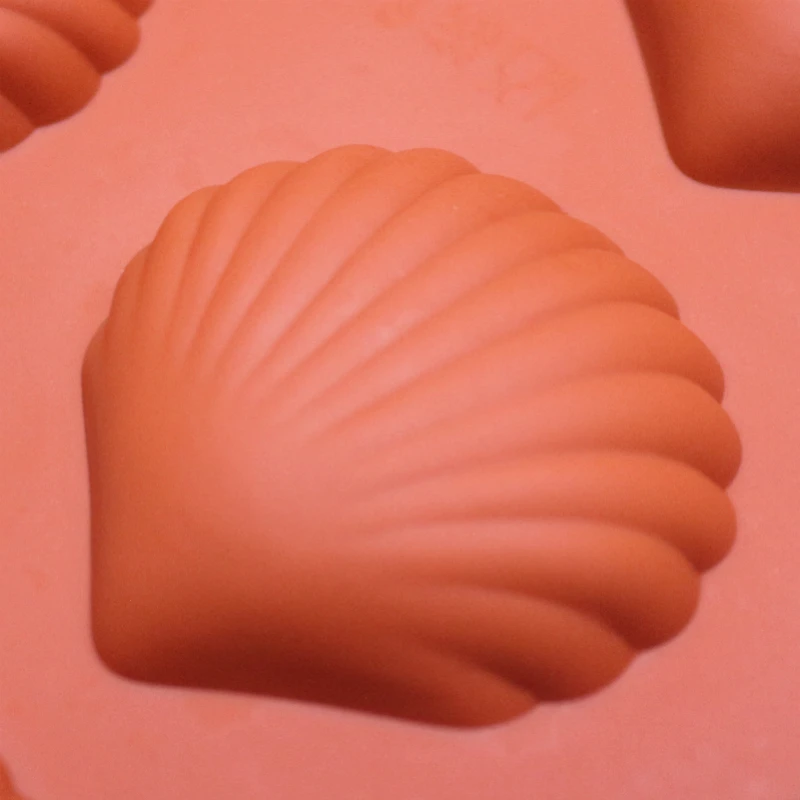 1 шт. маленькие силиконовые формы в форме морской раковины для тортов выпечки