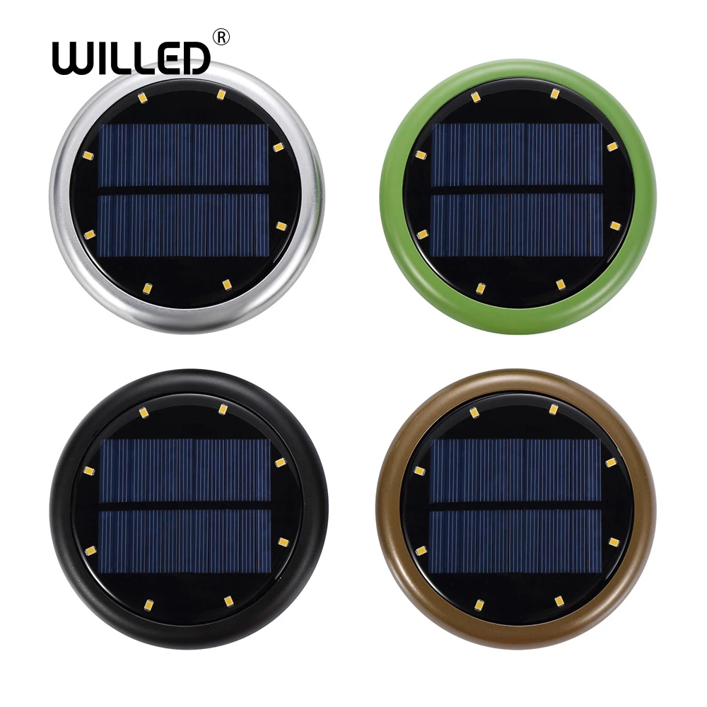 

LED Solar Buried Light Waterproof Led Underground Lamps Garden Floor Deck Lights for Yard Driveway Terrace Stairs Lawn Lighting