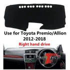 Крышка приборной панели автомобиля Taijs для Toyota PremioAllion 2012 2013 2014 2015 2016 2017 2018, правый руль, хороший производственный коврик