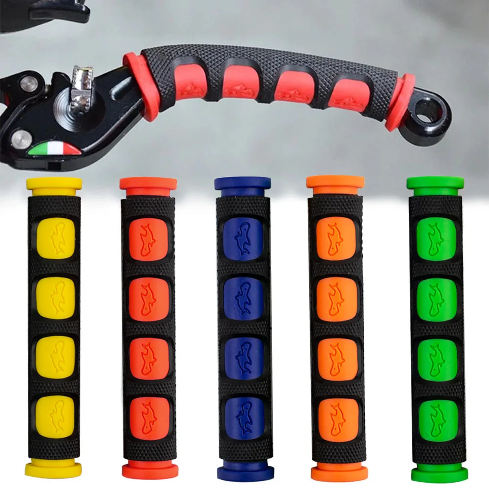 

Мягкий Противоскользящий силиконовый чехол для ручки тормоза мотоцикла или велосипеда Защитная крышка аксессуары для мотоцикла и велосип...
