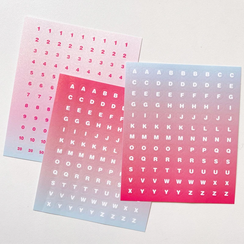 

Creative Colorful Charm Stickers Handmade DIY Scrapbook Photo Album Stationery Lovers Gift Decoration Stickers