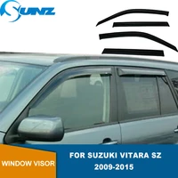 side window deflectors for suzuki vitara sz 2009 2010 2011 2012 2013 2014 2015 acrylic black sun rain deflector guard sunz