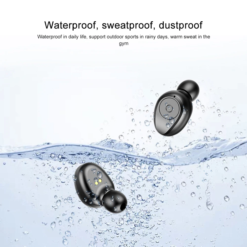 TWS Bluetooth 5 0 наушники F9 B5 8D стерео беспроводные водонепроницаемые гарнитура 2000 мАч