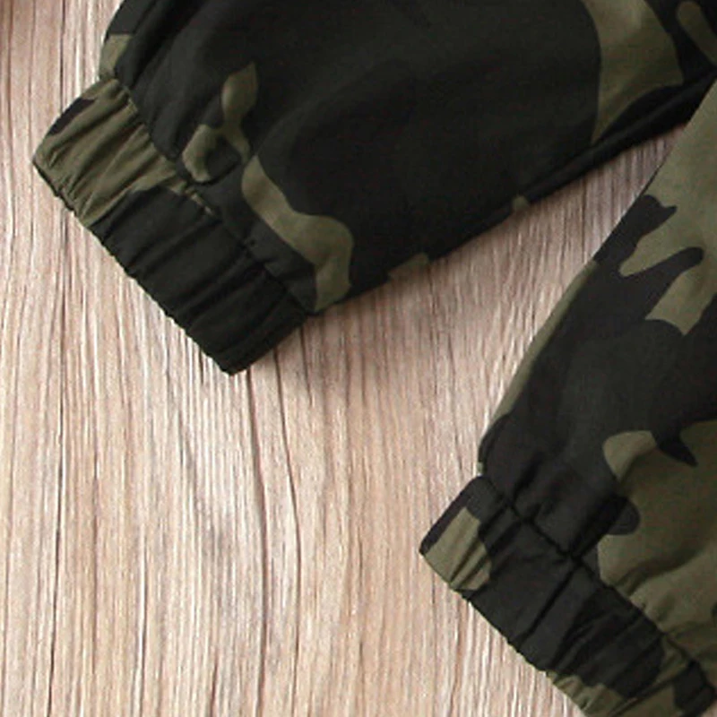 

Kids Infant Baby Girls Fashion 2-piece Outfit Girl Set Sleeveless Ribbed Vest Tops+Camouflage Pants Suit for Children Girls 2-6T