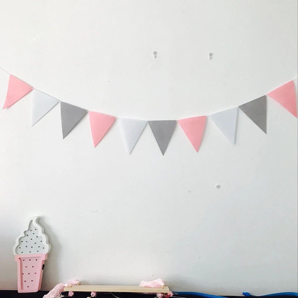 Баннеры на день рождения баннеры Вымпел Детские Свадебные гирлянды из флажков