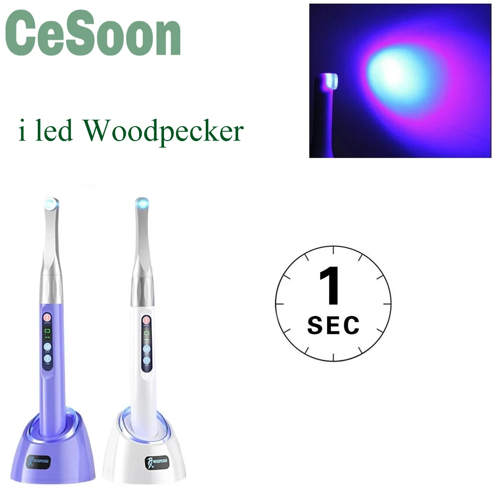 Dental Cordless Led Curing Light 1 Second  iLED Cure Lamp Woodpecker Wireless Dentistry Equipment Photopolymerizer Dentist Tools