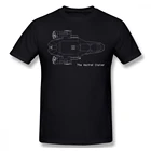 Мужская хлопковая футболка FTL The Kestrel Cruiser, с принтом blueprintessentialanime, дизайн одежды из 100% хлопка