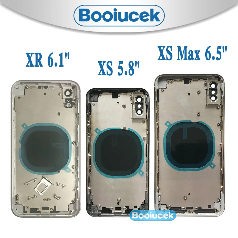 AAA для iphone X 5,8 ''/XR 6,1''/XS 5,8 ''/XS Max 6,5'' корпус батарейного отсека Дверь задняя крышка Шасси рамка задняя крышка