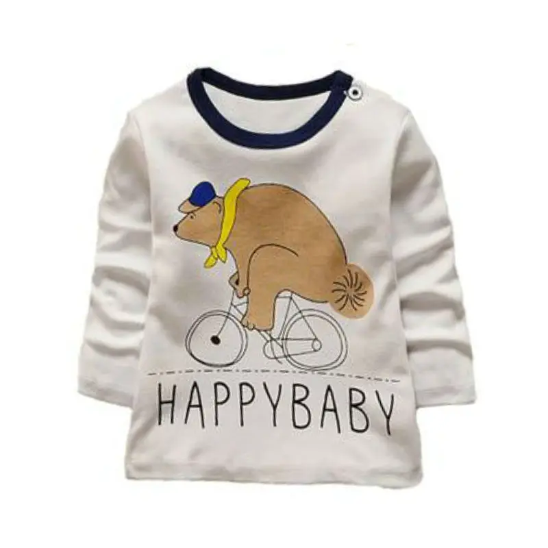 Новые детские футболки с длинными рукавами для мальчиков и девочек 24 мес. 10 лет на