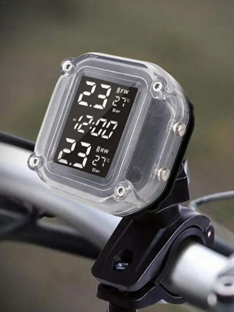 

Waterproof Motorcycle Real Time Tire Pressure Monitoring System TPMS