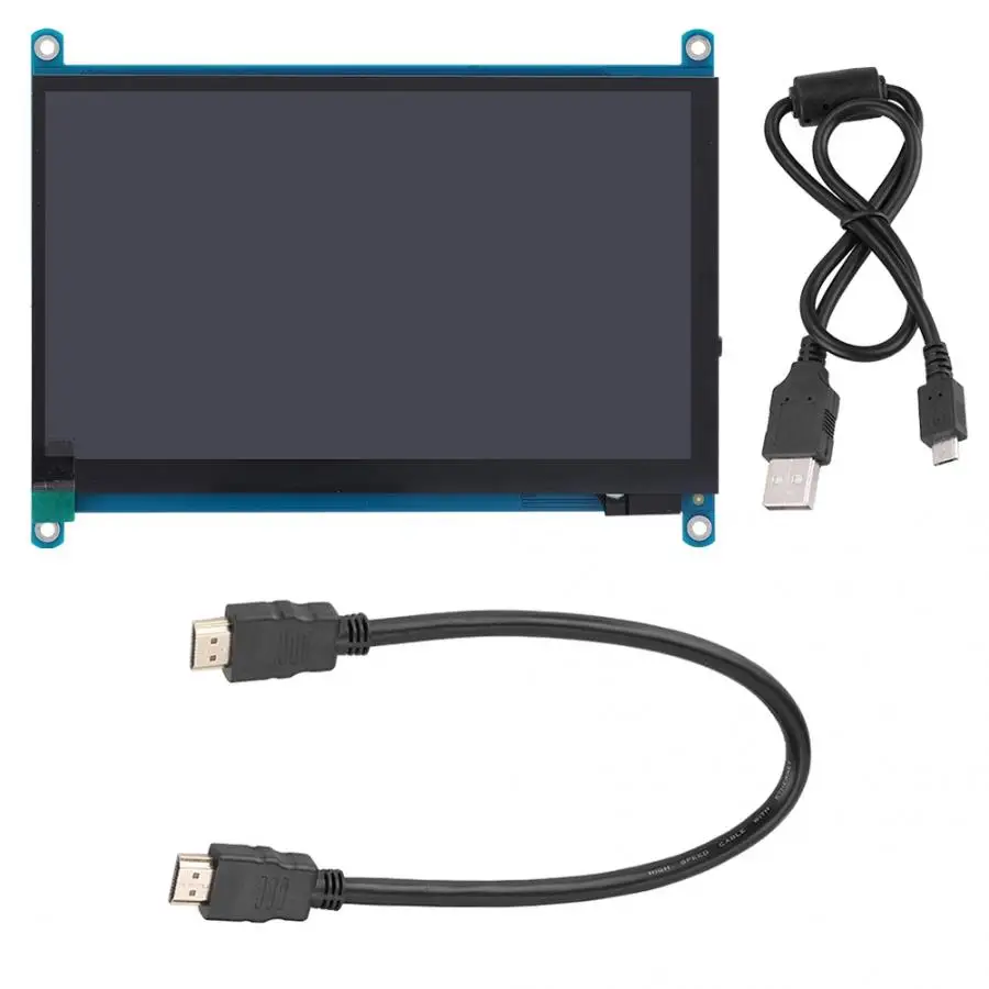 7 дюймовый HDMI ЖК дисплей (H) 1024*600 ips емкостный сенсорный экран с аудио Выход для