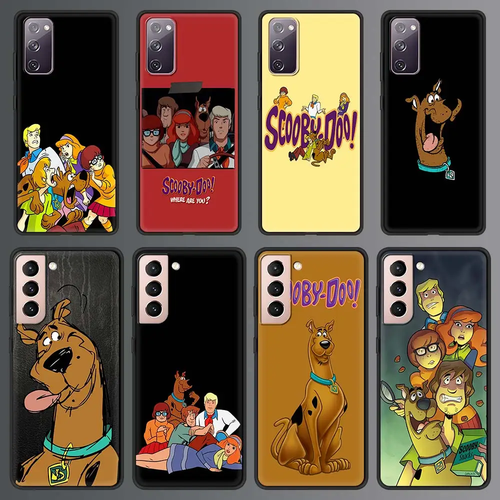 

S-Scooby Dog Anime Phone Case For Samsung Galaxy S20 FE S21 Ultra S20 S10 S9 Plus S10E S8 Silicone Soft Back Protect Cover